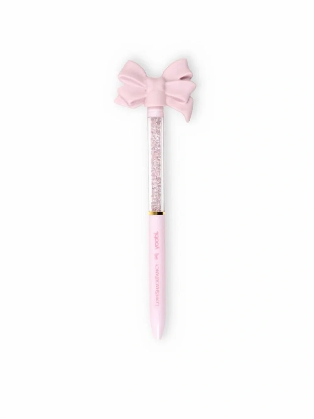 New lot of 2 LoveShackFancy x Target yoobi Ballpoint Bow Pen Set Pink & Blue